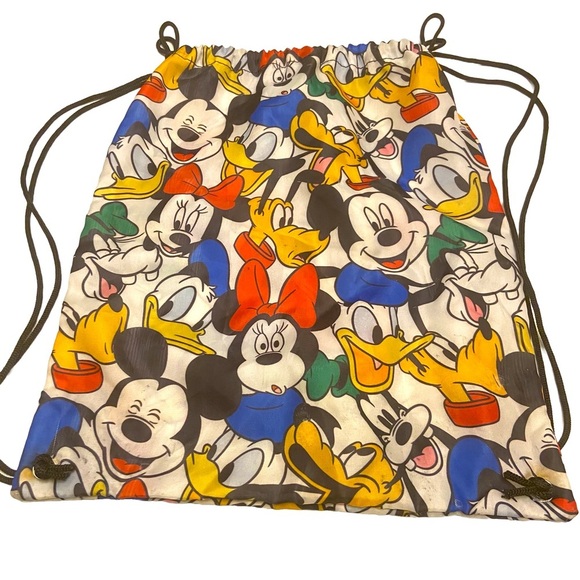 Disney Other - Disney Mickey Mouse & Friends Kids Nylon Lightweight Carrying or Backpack